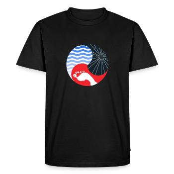 Triathlon - T-shirt Premium bio Homme - noir - Devant - Nico (187cm)