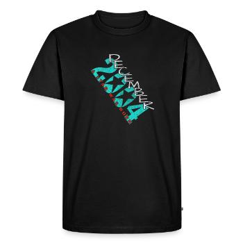 December 2004 born - Men's Premium Organic T-Shirt - black - Front - Nico (187cm)