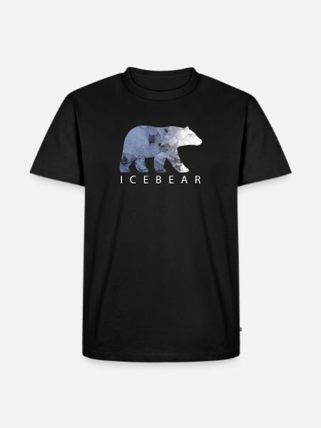 Icebear - Men's Premium Organic T-Shirt - black