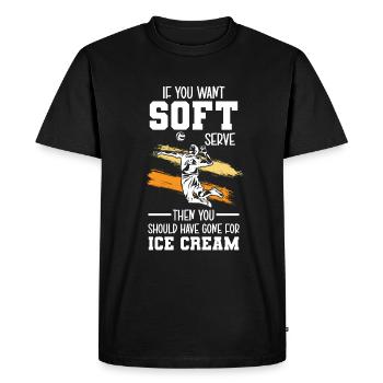 Volleyball Player Beach Ball Coach - Men's Premium Organic T-Shirt - black - Front - Nico (187cm)