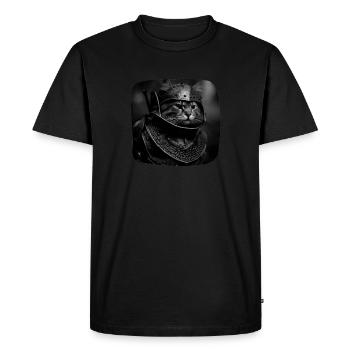 Combattre les chatons - T-shirt Premium bio Homme - noir - Devant - Nico (187cm)
