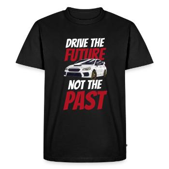 E-car quiet air conditioning - Men's Premium Organic T-Shirt - black - Front - Nico (187cm)