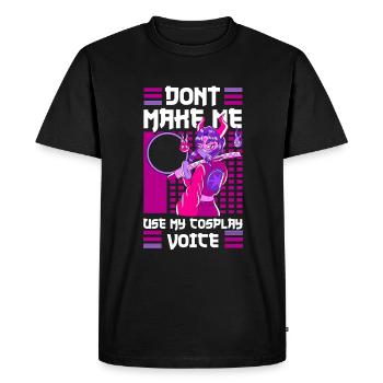 Convention des costumes d’anime - T-shirt Premium bio Homme - noir - Devant - Nico (187cm)
