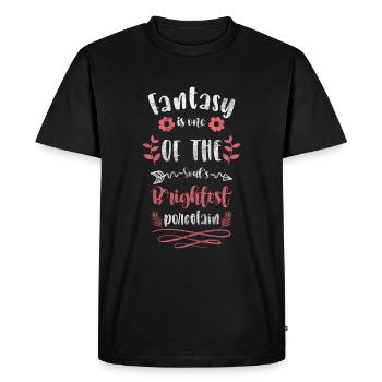 Fairy Children's Magic - Men's Premium Organic T-Shirt - black - Front - Nico (187cm)