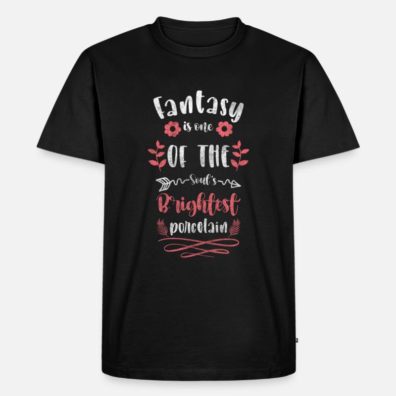 Fee Kinder Magie - Männer Premium Bio T-Shirt - Schwarz