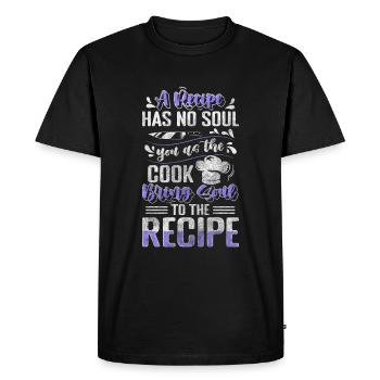Cuisine Gastronomie Délicieuse Marmite - T-shirt Premium bio Homme - noir - Devant - Nico (187cm)