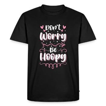 Créoles Hoop Trend Femme - T-shirt Premium bio Homme - noir - Devant - Nico (187cm)