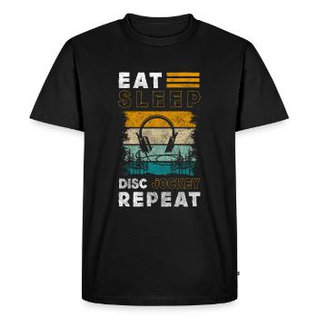 Profession de célébration de fête - T-shirt Premium bio Homme - noir - Devant - Nico (187cm)