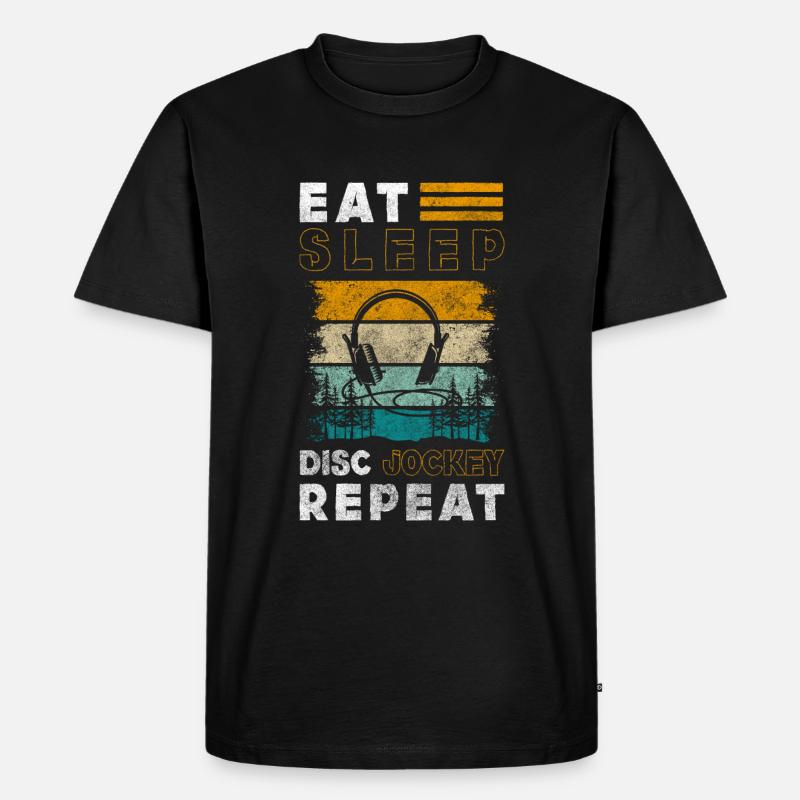 Party Feier Beruf - Männer Premium Bio T-Shirt - Schwarz