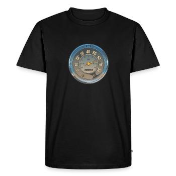 Compteur de vitesse moto - T-shirt Premium bio Homme - noir - Devant - Nico (187cm)