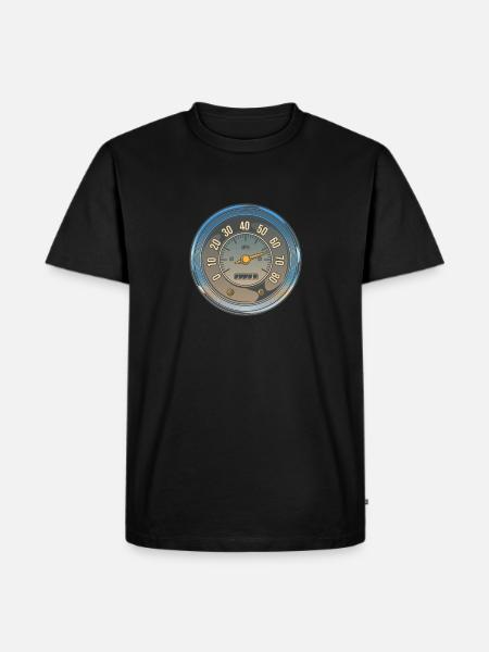 Motorcycle speedometer - Men's Premium Organic T-Shirt - black