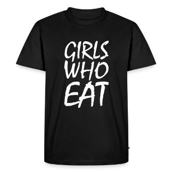 Girls who eat - T-shirt Premium bio Homme - noir - Devant - Nico (187cm)