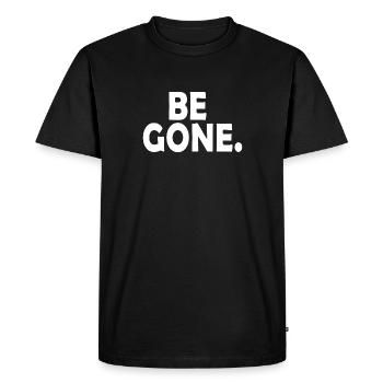 Be goes. - Men's Premium Organic T-Shirt - black - Front - Nico (187cm)