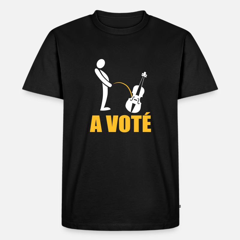 A voté - T-shirt Premium bio Homme - noir