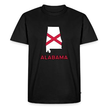 Alabama - T-shirt Premium bio Homme - noir - Devant - Nico (187cm)