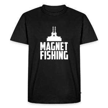 Magnet Fishing / Magnet Fishing / Sondel / Sondeln - Men's Premium Organic T-Shirt - black - Front - Nico (187cm)