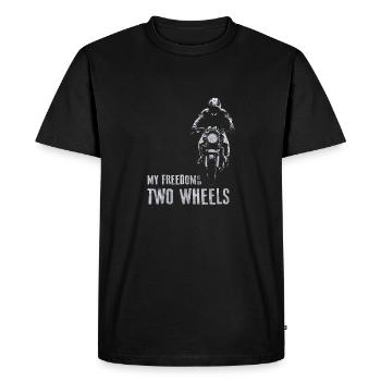 Motorcycle - Men's Premium Organic T-Shirt - black - Front - Nico (187cm)