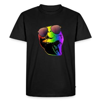 Turtle Sunglasses Turtles Rainbow - Men's Premium Organic T-Shirt - black - Front - Nico (187cm)