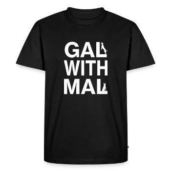 Gal with Mal - Belgian Shepherd Malinois - Men's Premium Organic T-Shirt - black - Front - Nico (187cm)