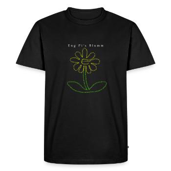 Pi's Blumm Color - T-shirt Premium bio Homme - noir - Devant - Nico (187cm)
