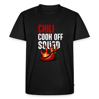 Chili Cook Off Squad Koch BBQ Griller Sauce piquante - T-shirt Premium bio Homme - noir - Devant - Nico (187cm)