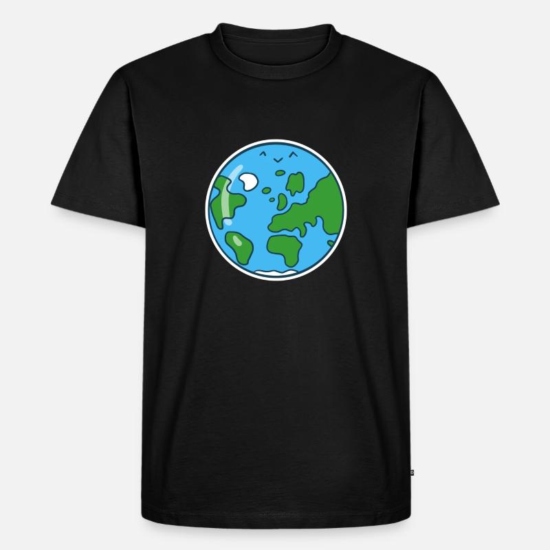 Süße Erde - Männer Premium Bio T-Shirt - Schwarz