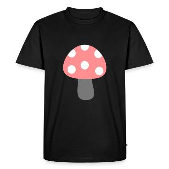 Bande dessinée de mouches - T-shirt Premium bio Homme - noir - Devant - Nico (187cm)