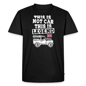 Ce n’est pas une voiture C’est legend Landy - T-shirt Premium bio Homme - noir - Devant - Nico (187cm)