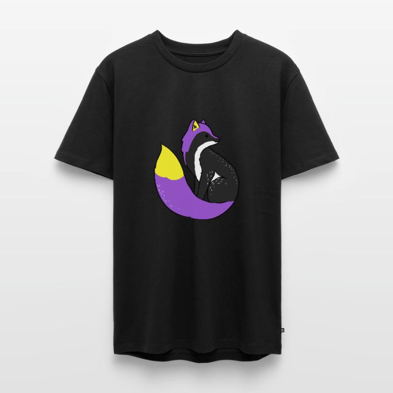 Nonbinary Fox Nonbinary Pride Men's Premium Organic T-Shirt