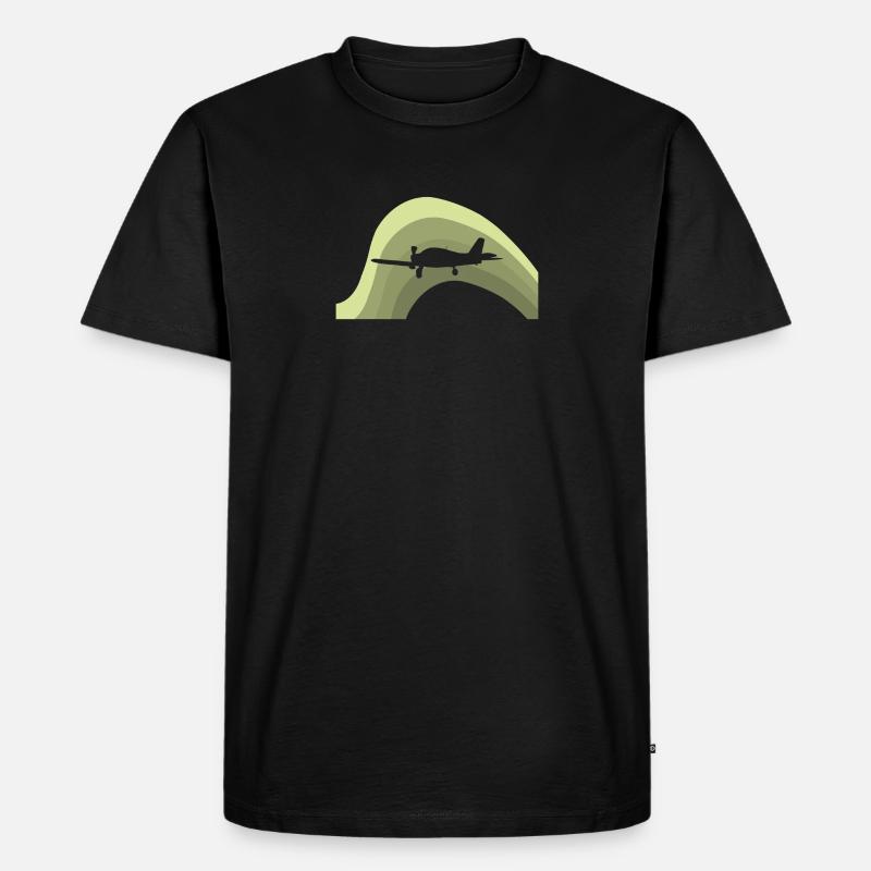Aerospace Luftfahrt - Männer Premium Bio T-Shirt - Schwarz
