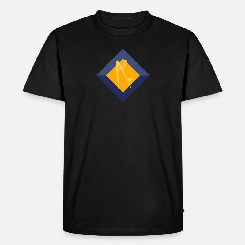 Architect, Construction, Design Engineer - Men's Premium Organic T-Shirt - black