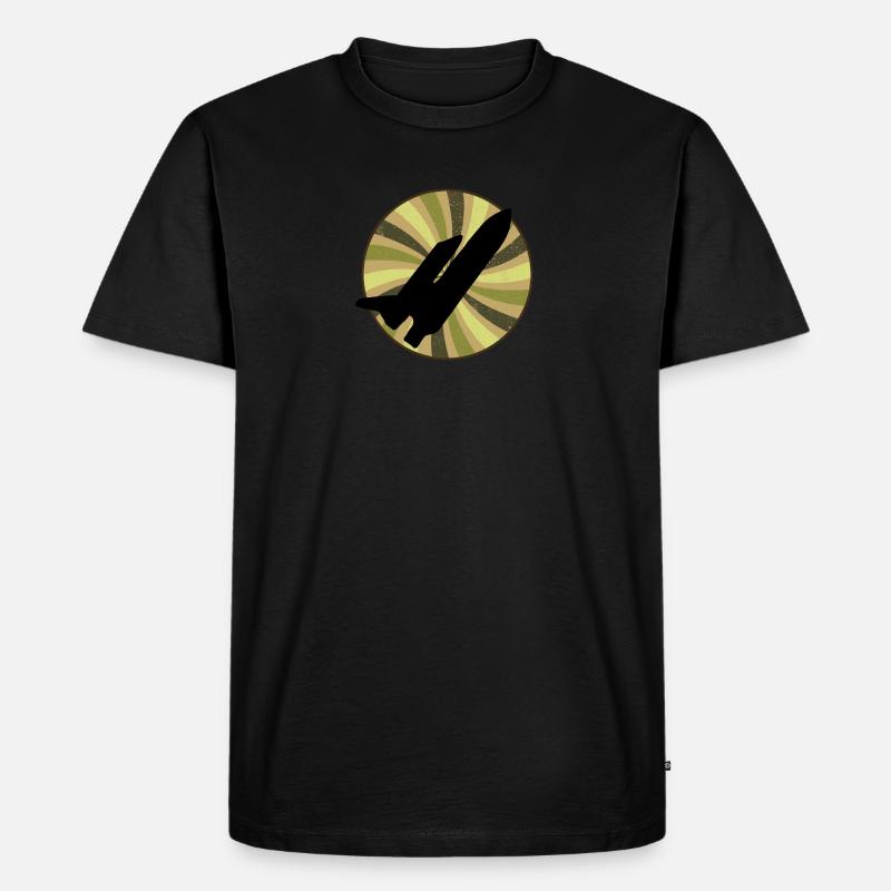 Luftfahrt Pilot Pilot - Männer Premium Bio T-Shirt - Schwarz