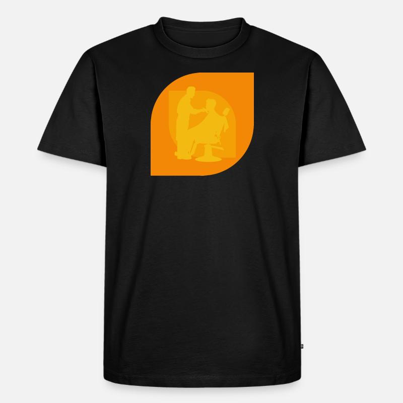 Frosch Lurch - Männer Premium Bio T-Shirt - Schwarz
