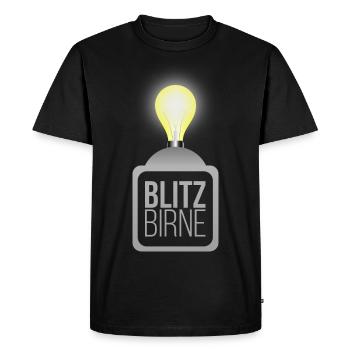 Ampoule à ampoule intelligente - T-shirt Premium bio Homme - noir - Devant - Nico (187cm)