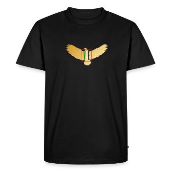 Emirats Arabes Unis - Émirats Arabes Unis - Gold Eagle - T-shirt Premium bio Homme - noir - Devant - Nico (187cm)