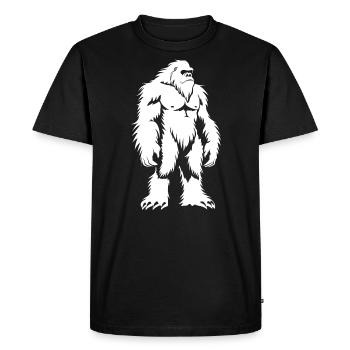 Yeti - T-shirt Premium bio Homme - noir - Devant - Nico (187cm)