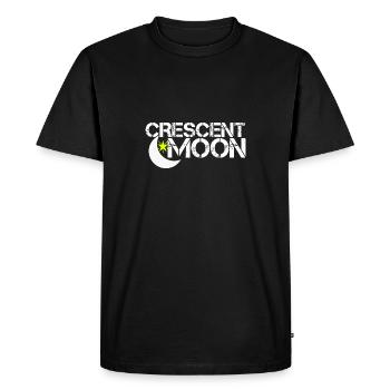 Crescent Moon - Men's Premium Organic T-Shirt - black - Front - Nico (187cm)