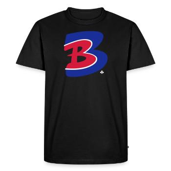 alphabetee B deluxe - T-shirt Premium bio Homme - noir - Devant - Nico (187cm)