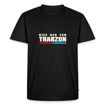 Bize her yer trabzon Göktürkisch Turquie Memleket - T-shirt Premium bio Homme - noir - Devant - Nico (187cm)