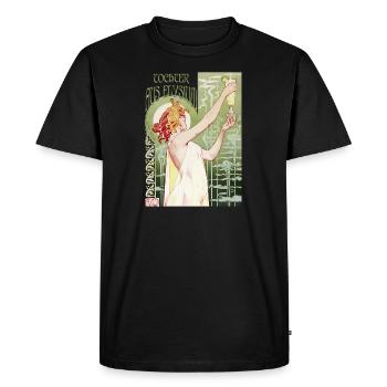 Daughter from Elysium II - Men's Premium Organic T-Shirt - black - Front - Nico (187cm)