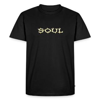 Soul - Männer Premium Bio T-Shirt - Schwarz - Vorne - Nico (187cm)