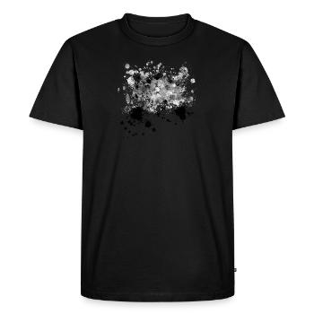 Color splash color gradient sw - Men's Premium Organic T-Shirt - black - Front - Nico (187cm)