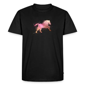 Motif de cheval pour les amateurs de chevaux - T-shirt Premium bio Homme - noir - Devant - Nico (187cm)