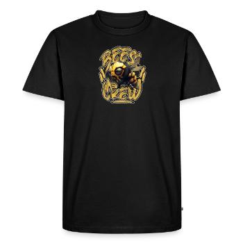 3d Bee CREW 2023gold - T-shirt Premium bio Homme - noir - Devant - Nico (187cm)