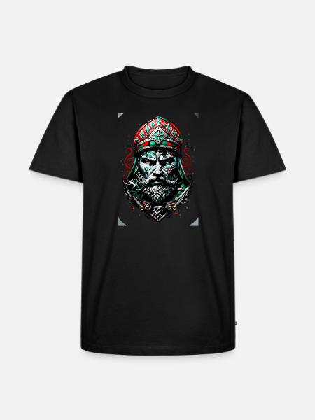 Gaming Vikings Christmas style - Men's Premium Organic T-Shirt - black
