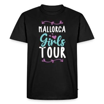 Mallorca Girls Tour - Men's Premium Organic T-Shirt - black - Front - Nico (187cm)