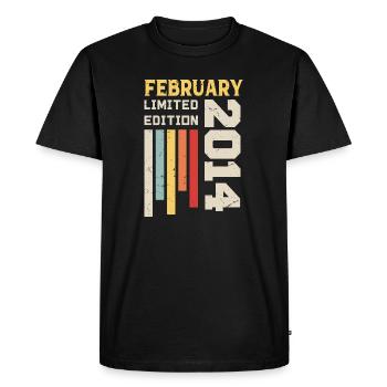 February 2014 - February 2014 Birthday Gift - Men's Premium Organic T-Shirt - black - Front - Nico (187cm)