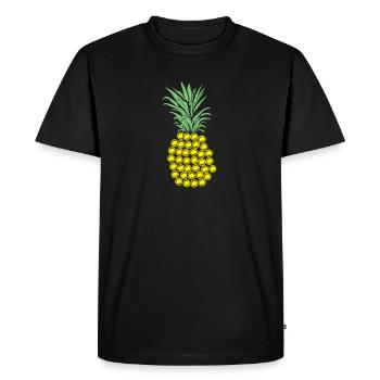 Cadeau ananas Disc Golf - T-shirt Premium bio Homme - noir - Devant - Nico (187cm)