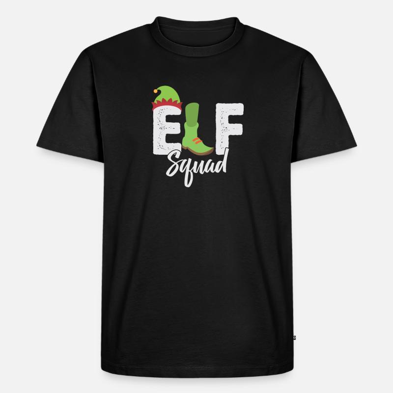 Elf Squad - Männer Premium Bio T-Shirt - Schwarz