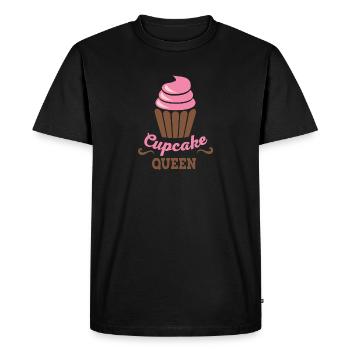 Cupcake - T-shirt Premium bio Homme - noir - Devant - Nico (187cm)